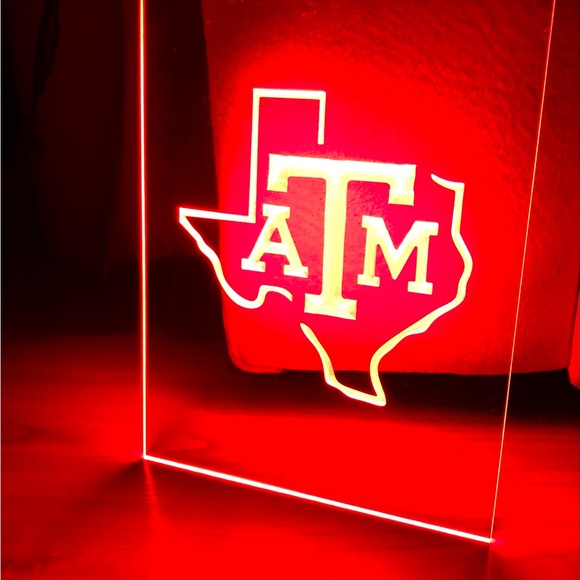 TEXAS A&M LED NEON LIGHT SIGN 8x12 - Picture 3 of 3